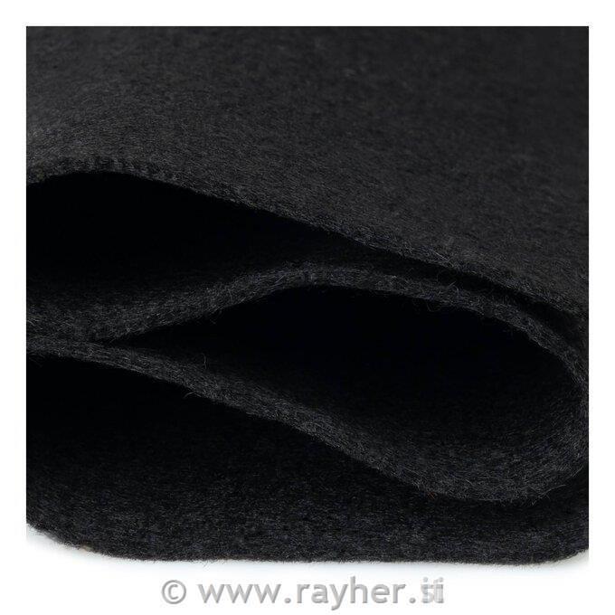 Felt cuts, 0,8-1 mm, black, 20x30 cm, ta
