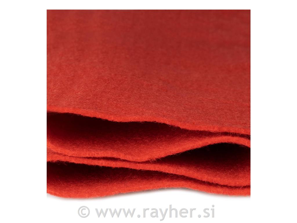 Filc A4, set 2, 0,8-1 mm, rdeč, 20x30 cm