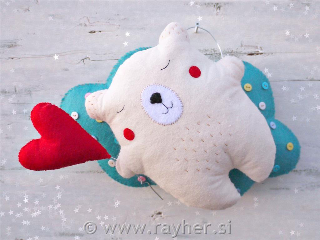 Filc, 0,8-1 mm, mešane barve, 20x30 cm, 10 kom.