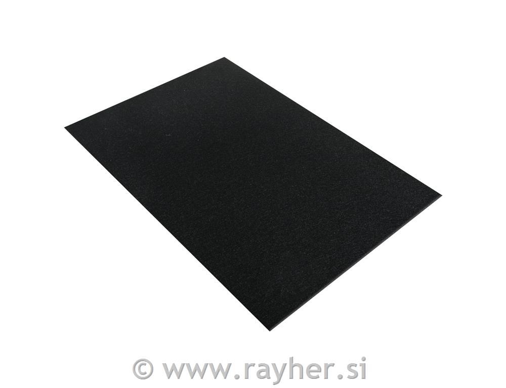 Textile felt, black, 30x45x0.4cm