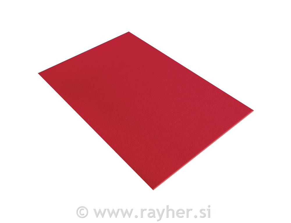 Textile felt, light red, 30x45x0.4cm