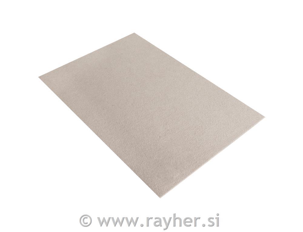 Filc tkanina, 4 mm, temno bež, 30x45 cm