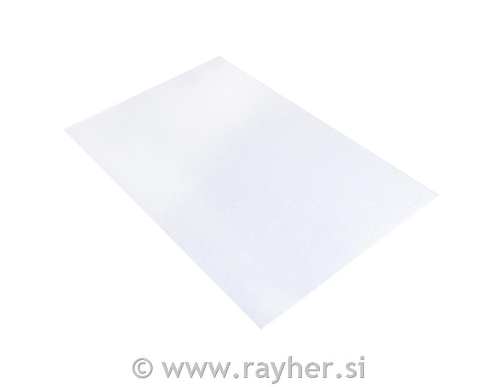 Filc, bel, 30x45x0,2cm