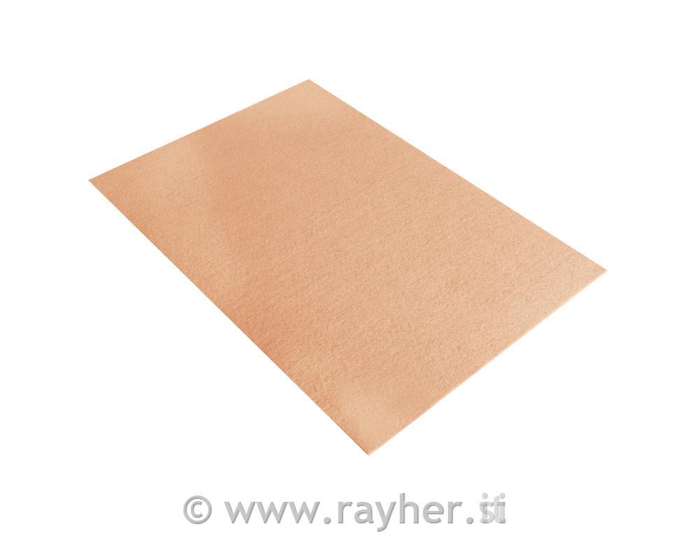 Textile felt, beige, 30x45x0.2cm