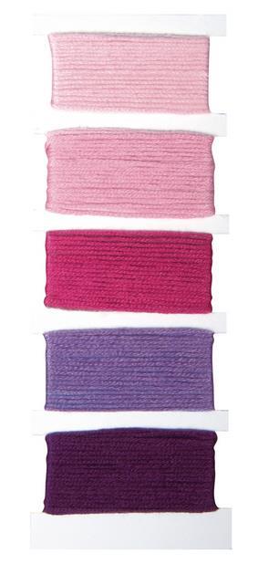 Cotton Yarn "Stitch & Knot", pink, 5 col