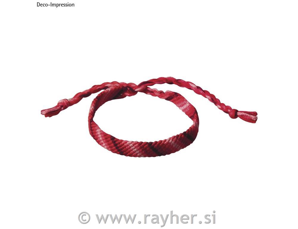 Bombažne vrvice "Stitch&knot, rdeči toni