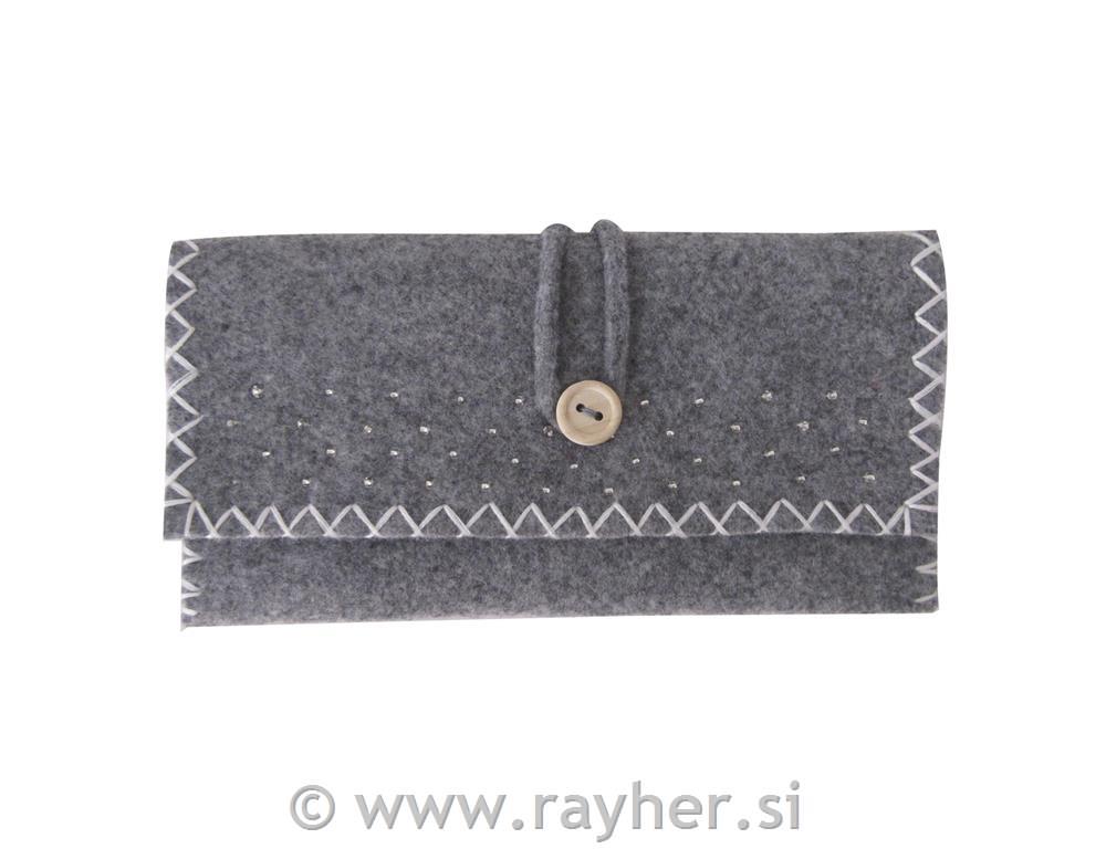 Crafting kit felt bag, 9x18cm