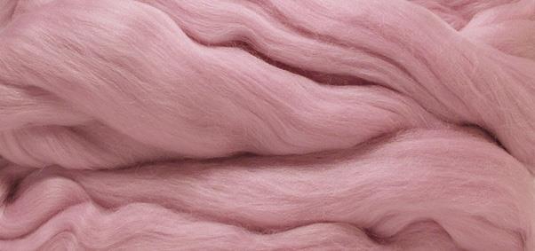 Merion roving tuft, super smooth, pale-p