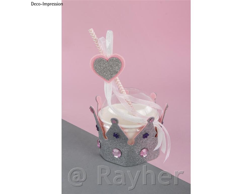 Filc z bleščicami, 21x30x0.1cm, 5 barv, set 5