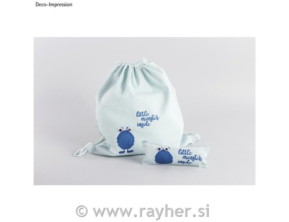 CK: Set gym bag Monster, 38x42cm+21x8cm,box 1 set