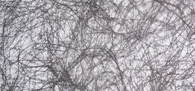 Svilena vlakna, kostanjeva, širina 60 cm, metraža