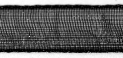 Trak organza, črn, 7mm, 10m