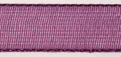 Trak organza, vijoličen, 7mm, 10m