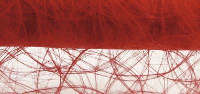 Svilena vlakna: Modern, rdeča, 30 cm, 1m