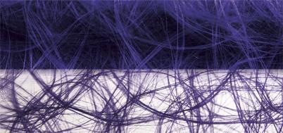 Fibre silk: modern, plum, 30cm, roll 25m