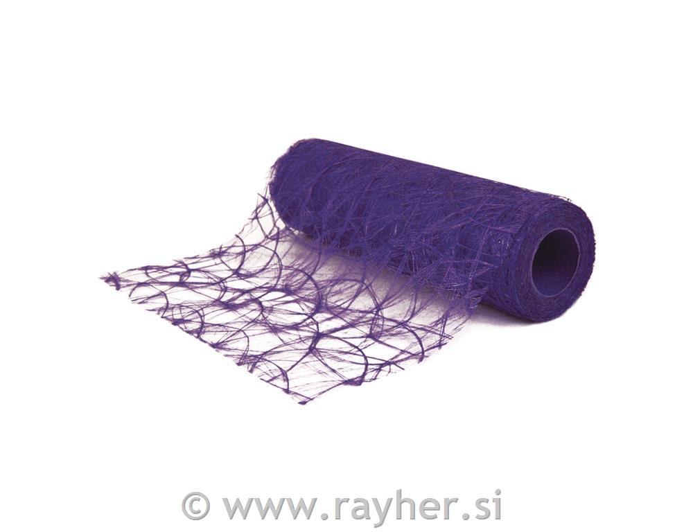 Fibre silk: modern, plum, 60cm, reel 25m