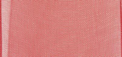 Trak organza, rdeč, 25 mm, 1m