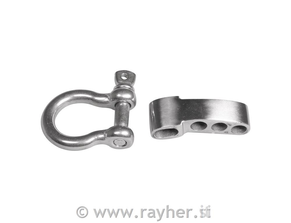 Metal - clasp, adjustable length, 2-tlg.