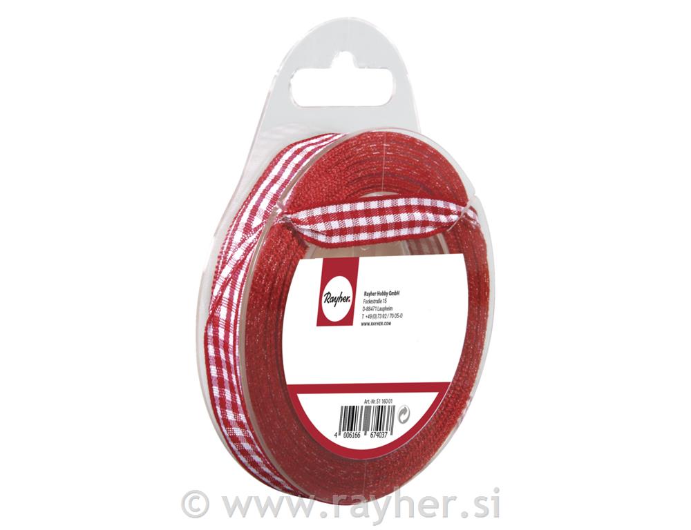 Trak karo, rdeč, 9,5mm, 10m