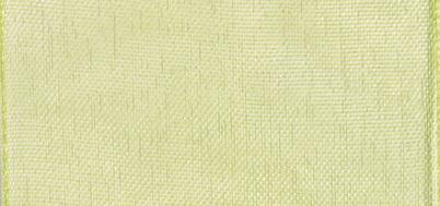 Trak organza, svetlo zelen, 7 mm, 1m