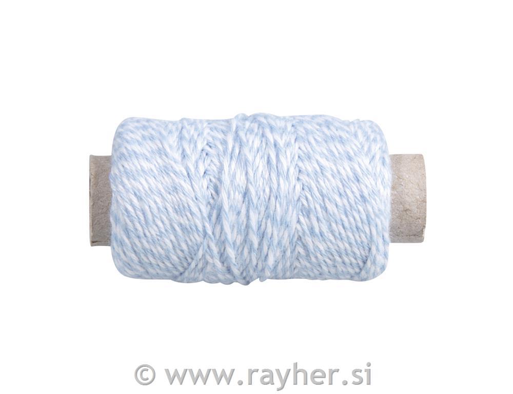 Vrvica jarn, 1mm, sv.modra, 35m, 10g