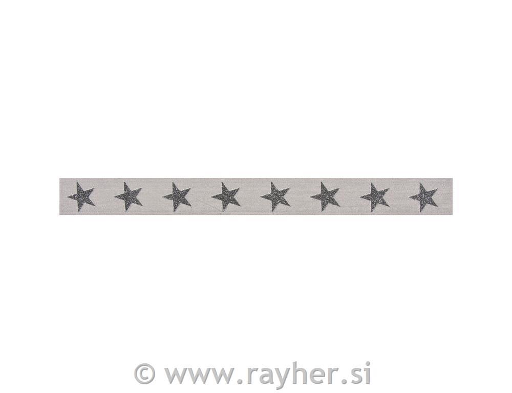 Trak dekorativni S.Splendor, siv, 25mm,metraža,