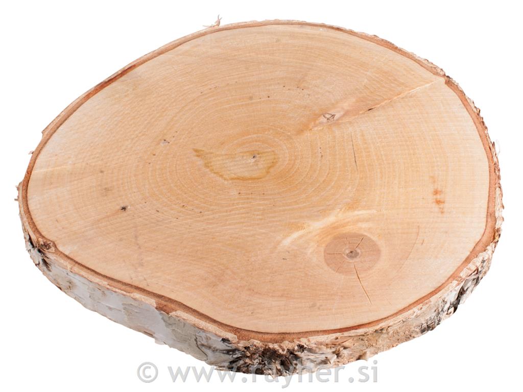 Podstavek iz breze, 25-28cm, debelina 2.