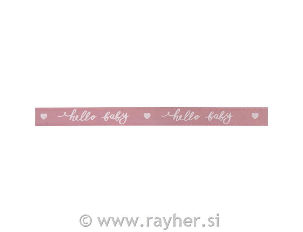 Trak Hello Baby 15 mm roza metraža