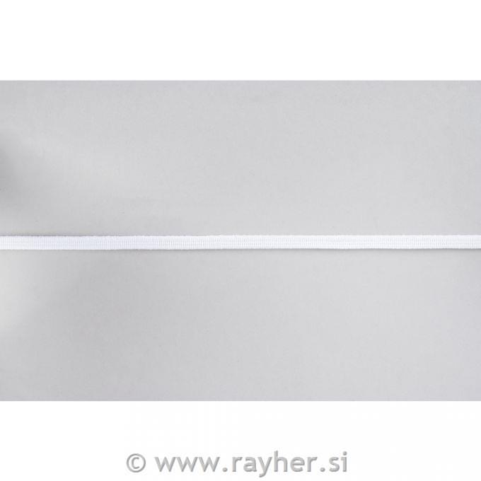 Elastic thread, 5mm oroll 5mwhite