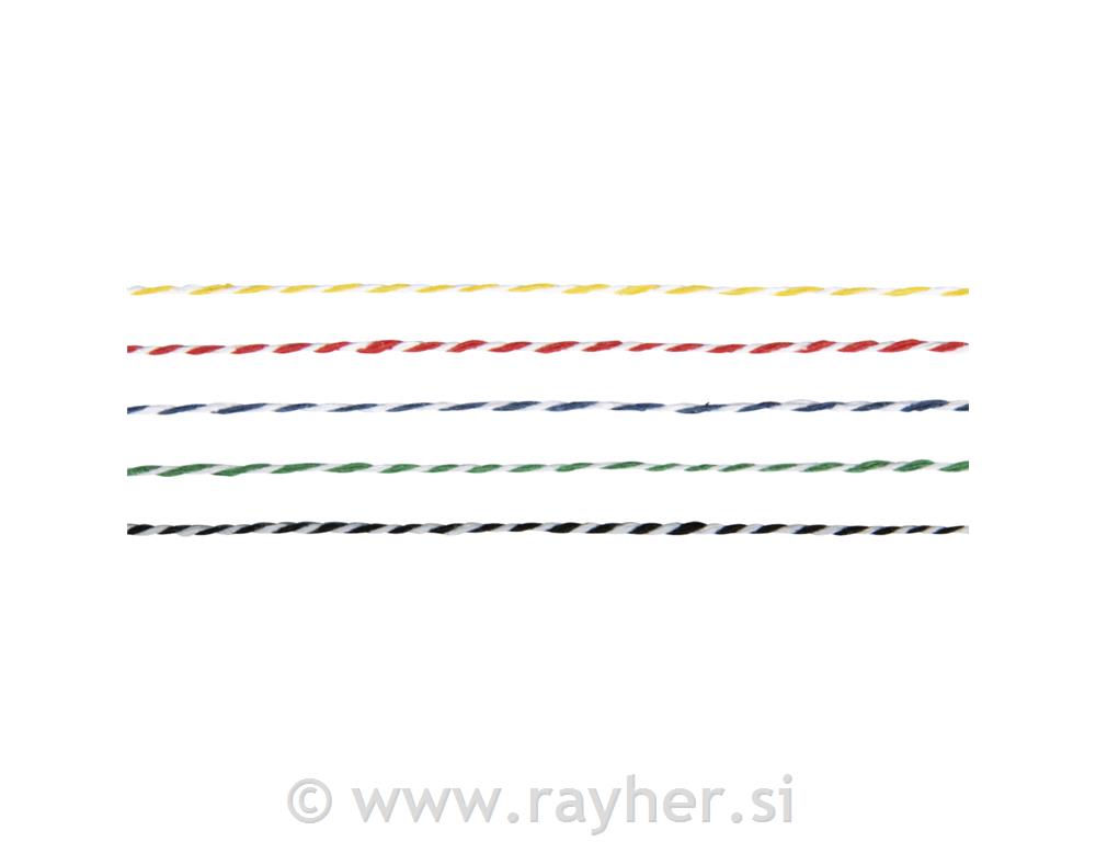 Vrvice, klasične barve, 5x4m