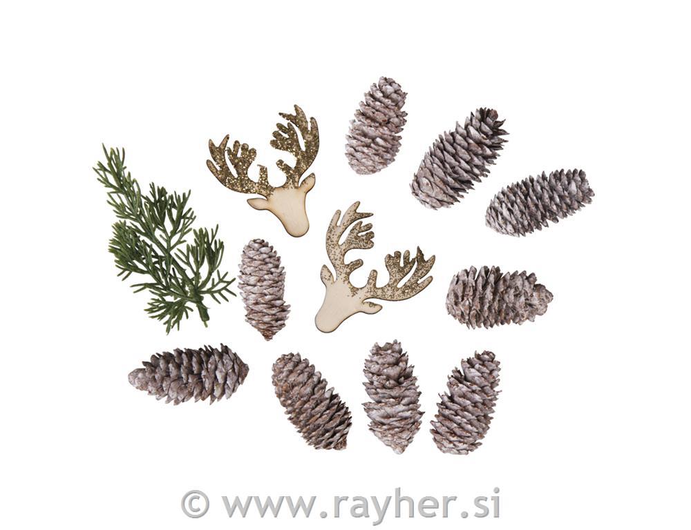 Dekor mix 4-12 cm; 12 kosov