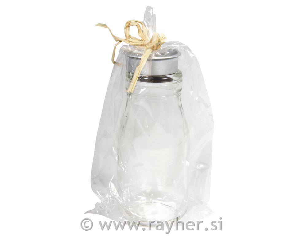 Steklenička svečnik, 5,5 o, 14cm, 1 kom