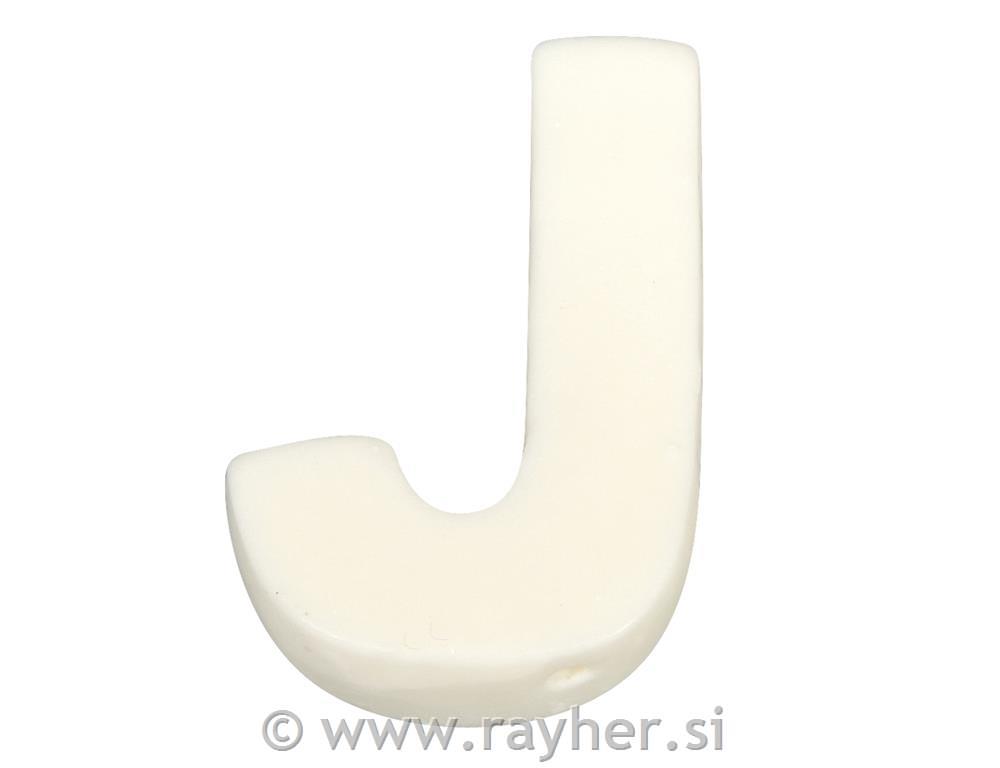 Črka milo "J", 5x4cm
