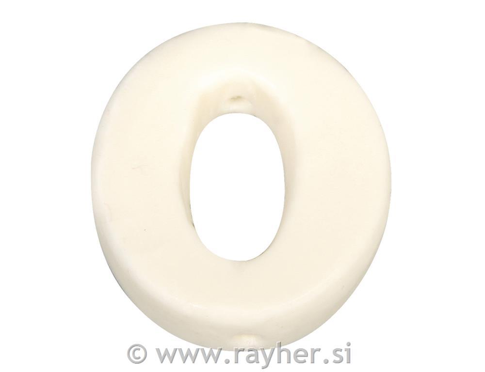 Črka milo "O", 5x4cm