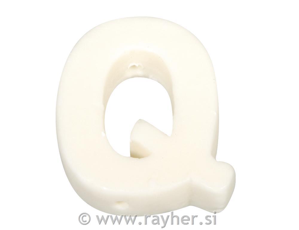 Soap letter "Q", 5x4cm