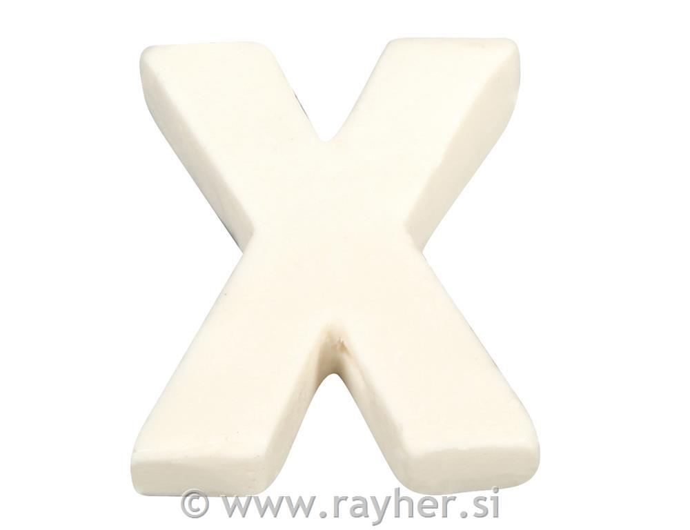 Soap letter "X", 5x4cm
