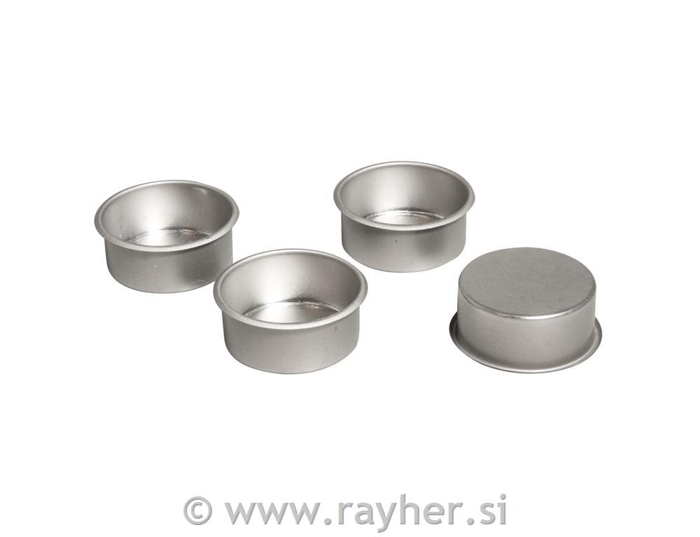 Svečniki za čajne svečke, 4,1cm, set 4