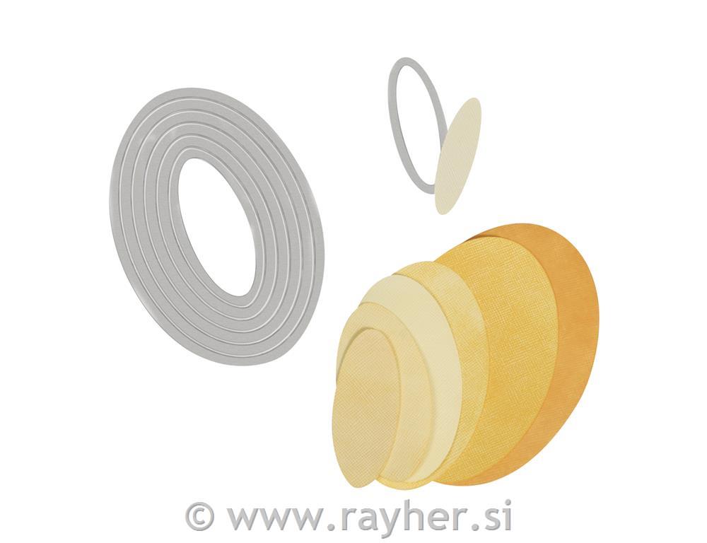 Sizzix Framelits stencil set, 1,6x5,4cm,