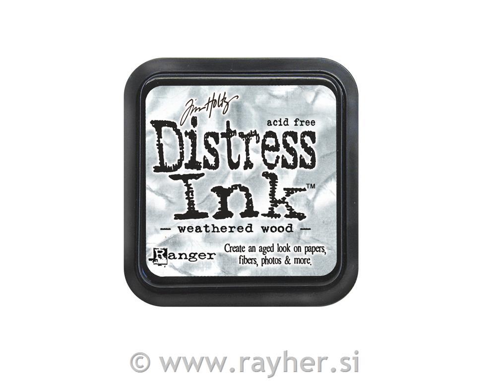 Blazinica za štampiljke Distress Ink, "Weathered Wood"