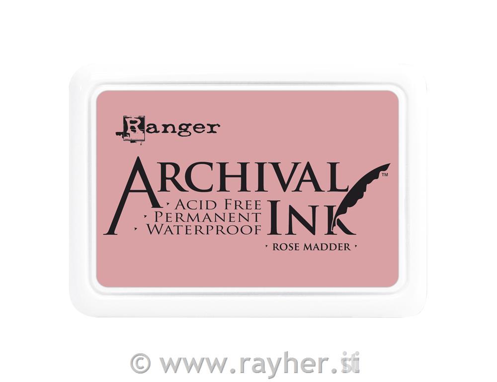 Blazinica za štampiljke Archival, "Rose Madder"