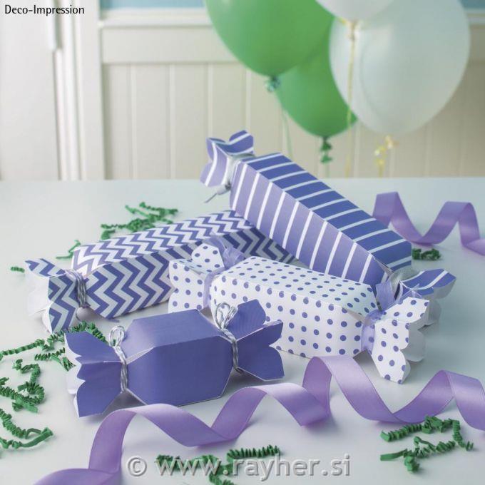 Rezalna plošča za izdelavo darilnih škatel, Candy Box