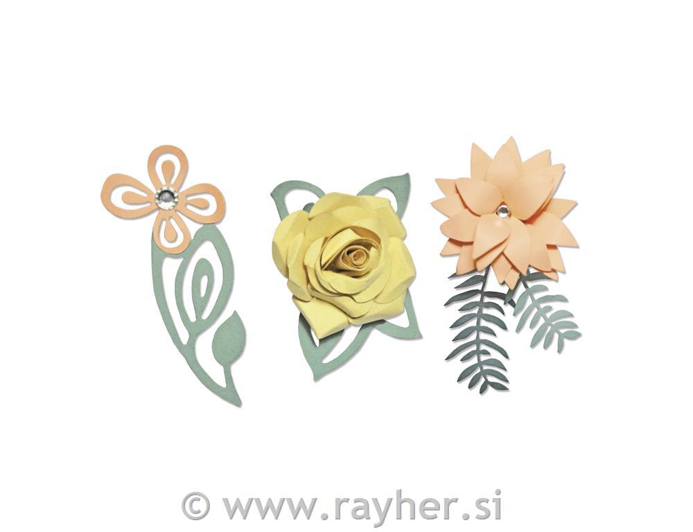 Sizzix Thinlits Plus, Cvetovi