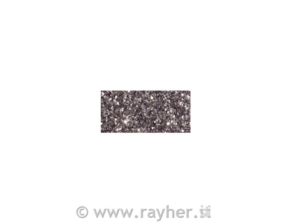 Glitter Tape, platinum, 15mm, roll 5m