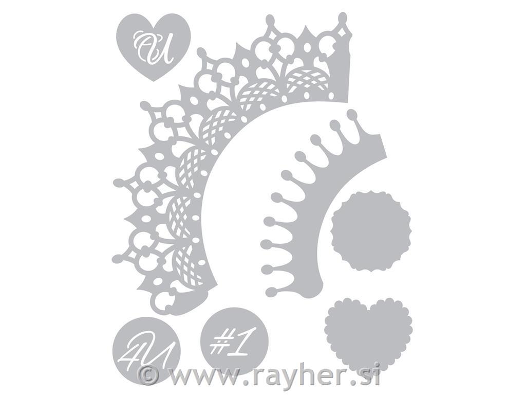 Sizzix Thinlits šablone, Cupcake Wrapper