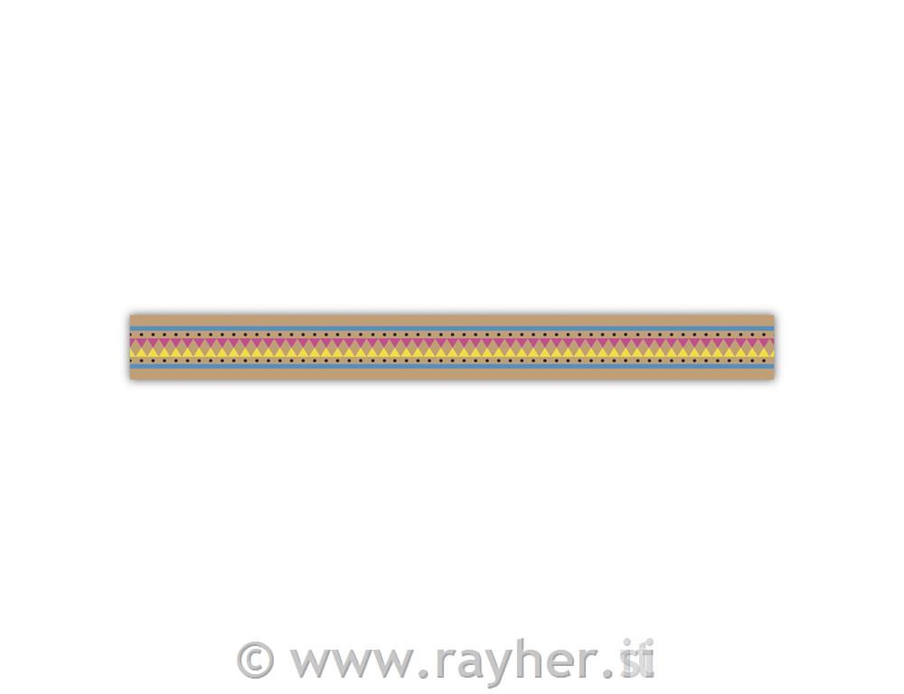 Washi Tape lepilni trak, Bordura , 15mm,15m,