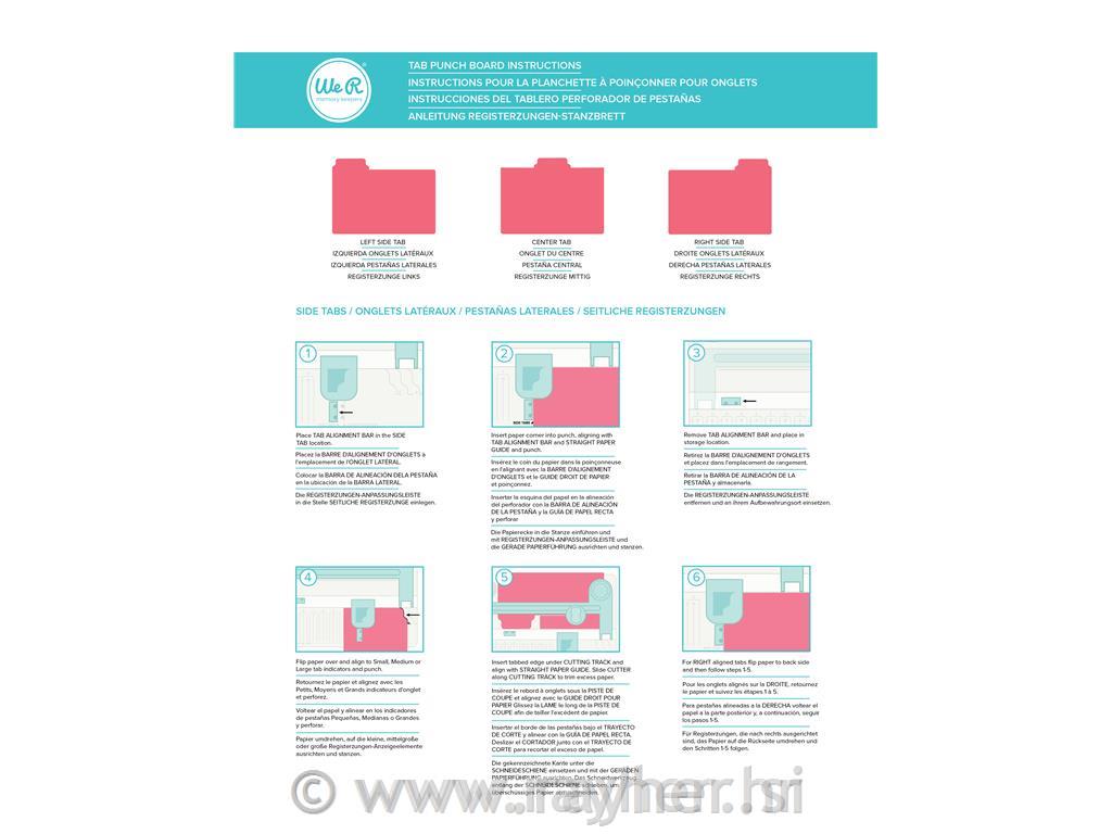 Tab Punch Board, tab-blister