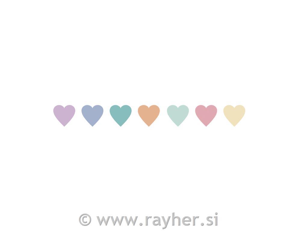 Washi Tape Candy hearts, 15mm, 10m