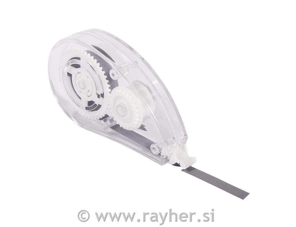 Correction tape dispenser, coloured, 6x0.06m, light grey,mint,pink, set 3pcs