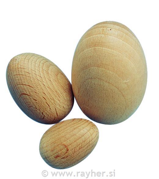 Wooden eggs, 60x40 mm