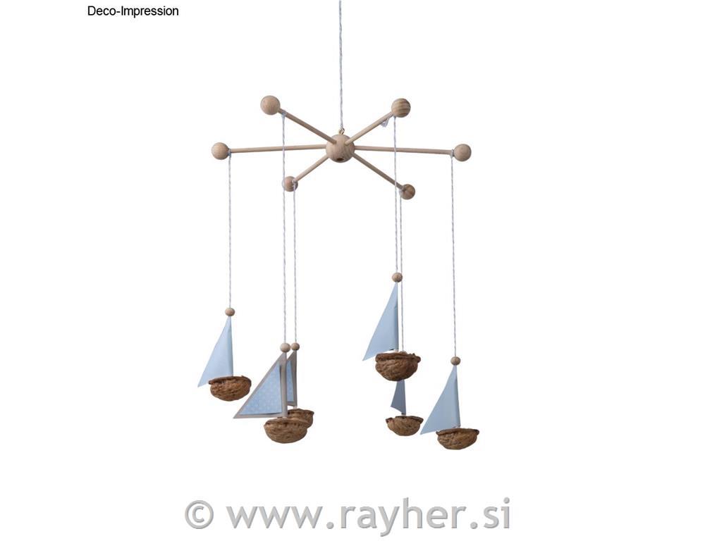 Star for mobiles, 23 cm, tab-bag 1 pce.